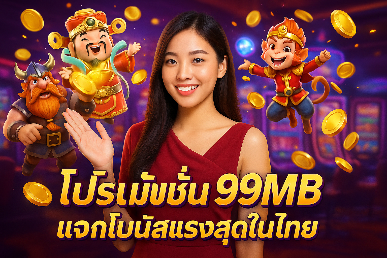โมชั่น 99MB แจกโบนัสแรงสุดในไทย