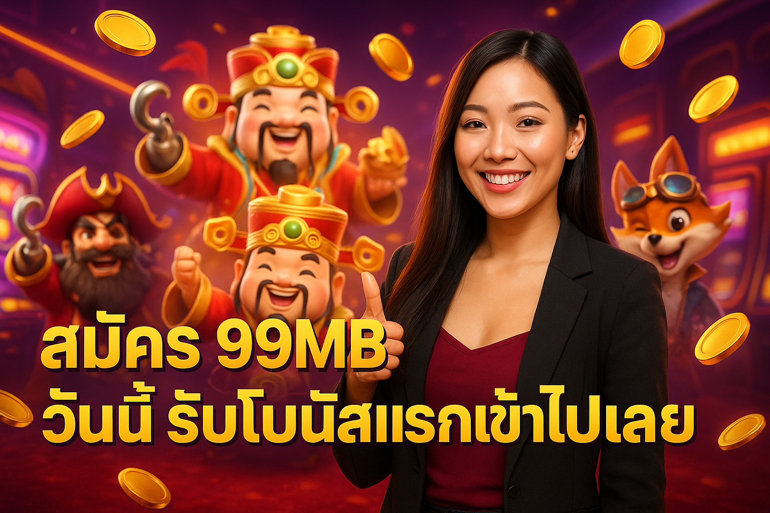 สมัคร 99MB วันนี้ รับโบนัสแรกเข้าไปเลย